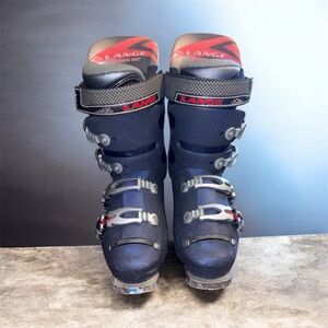 Lange CRL 80 women’s Blue Ski Boots size 8.5 medium fit custom air